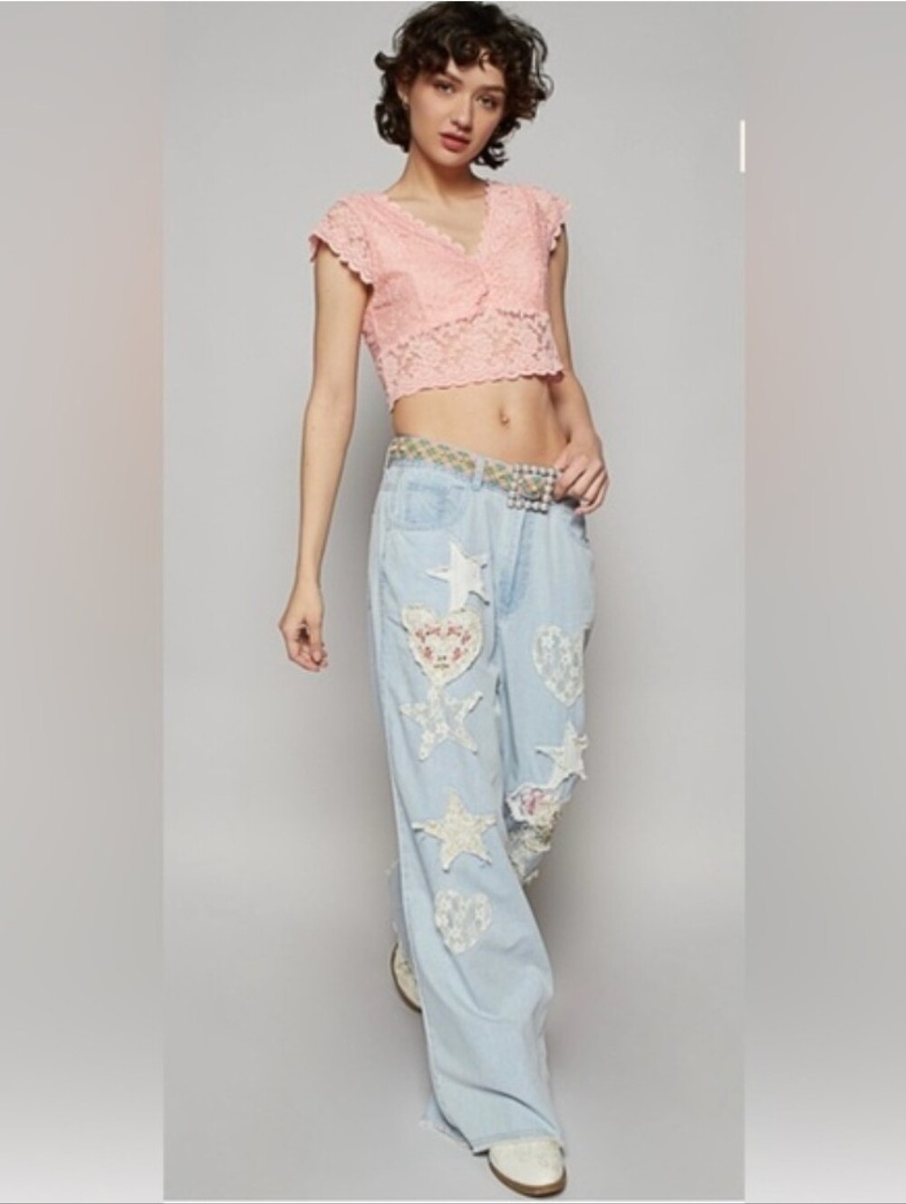 New POL Women's Jeans w/ Patchwork. Lowest PRICE FOR QUICK SALE